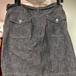 Levi’s lightweight denim skirt.
